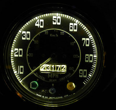 E10 LED Bulb x4 Classic Instrument/Dash Upgrade Set Warm White POSITIVE EARTH