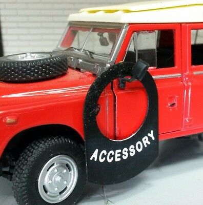 Land Rover Series 1 2 2a 2b 3 Metal Switch Tag "Accessory"