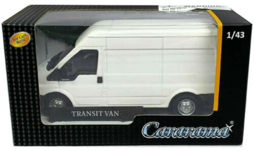 Ford Transit Mk6 Fourgon blanc 2000 Cararama 1:43