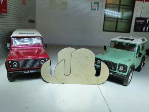 Land Rover Door Striker Pillar Spacers Defender TD5 TDCi TDi Etched x2 MWC3148