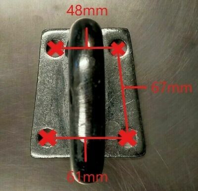 2x Military Bumper Tow Lifting Eyes Land Rover Series 1 2 2a 3 90/110