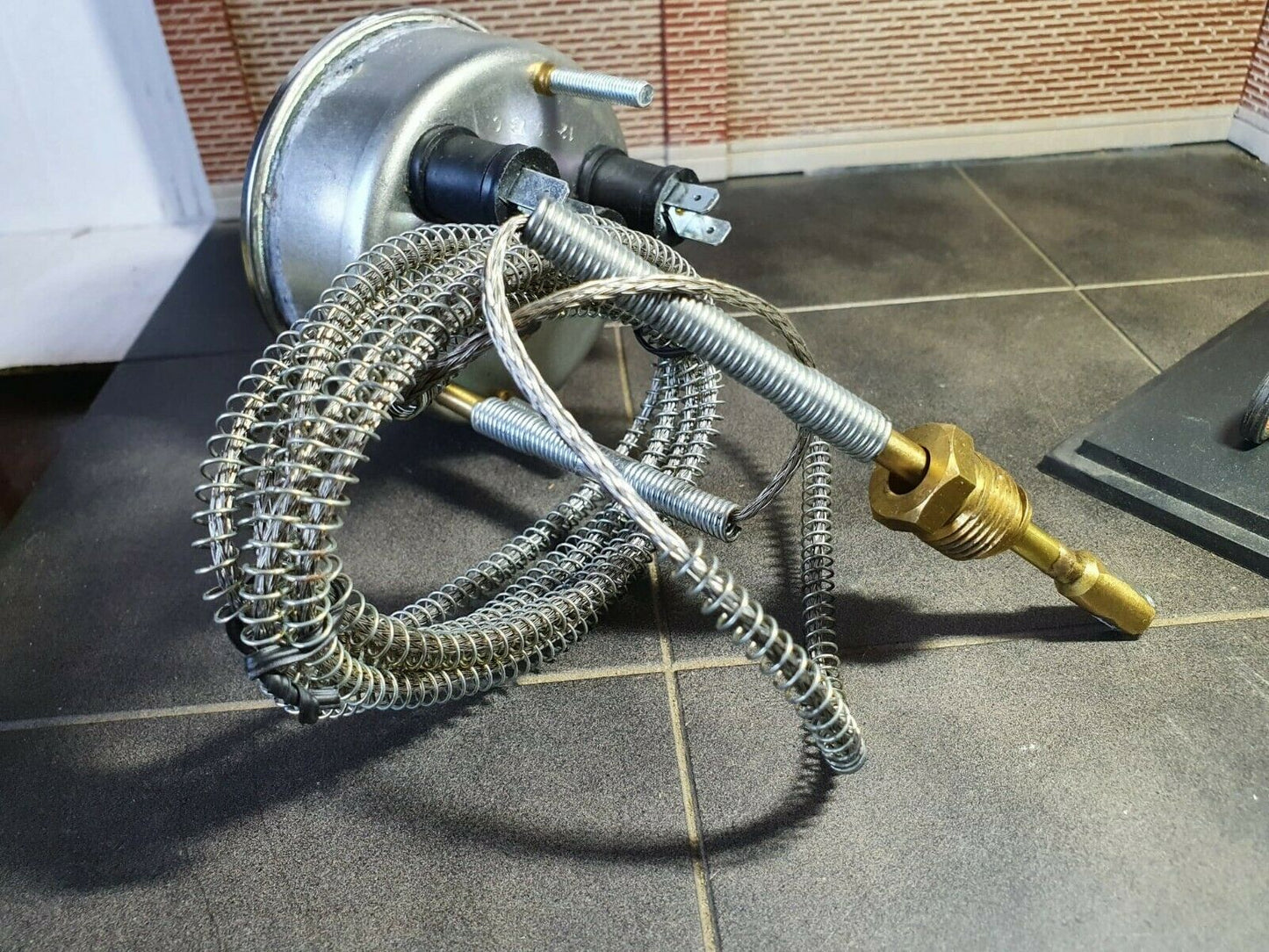 Fordson Power Super Major Tractor Combined Oil Temp Gauge AC Repro White Face