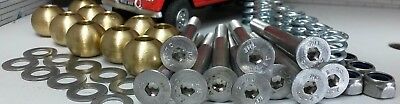Land Rover Series 2 2a Stainless Door Hinge Pin Bolt Set (2, 3 or 5 door)