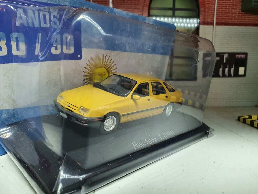 Ford Sierra Ghia 1.6 2.0 Mk1 Gelb 1984 Schrägheck Demag 1:43