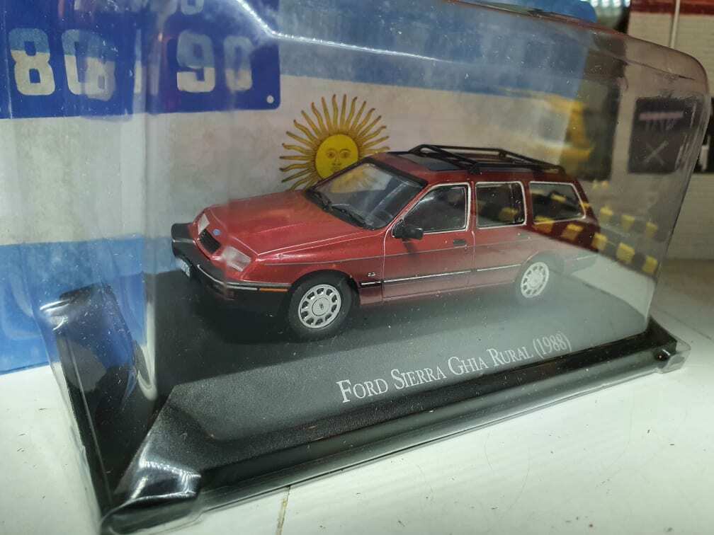 Ford Sierra Ghia 1.6 2.0 Mk1 Rouge 1988 Break Demag 1:43