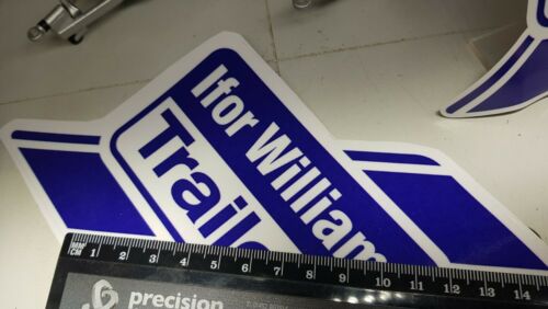 Ifor Williams Livestock ATV Q Range Trailer Hardtop Canopy Aufkleber Aufkleber x2