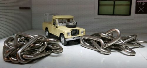 Land Rover Series 2 2a 3 Defender Stainless Steel Tailgate Chain Support x2