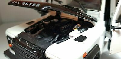 Land Rover Defender TDCI 90 With Snorkel & Roof Rack 22498 Welly 1:24