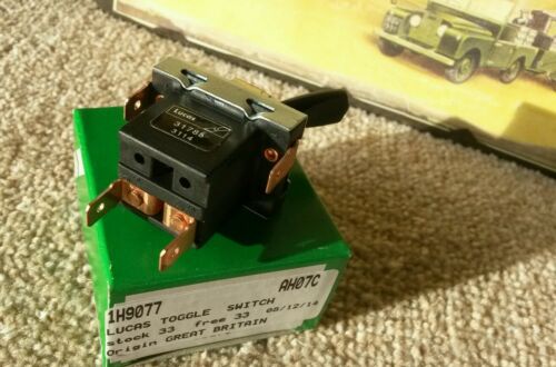 HeadLight Light Master Switch OEM Genuine Lucas