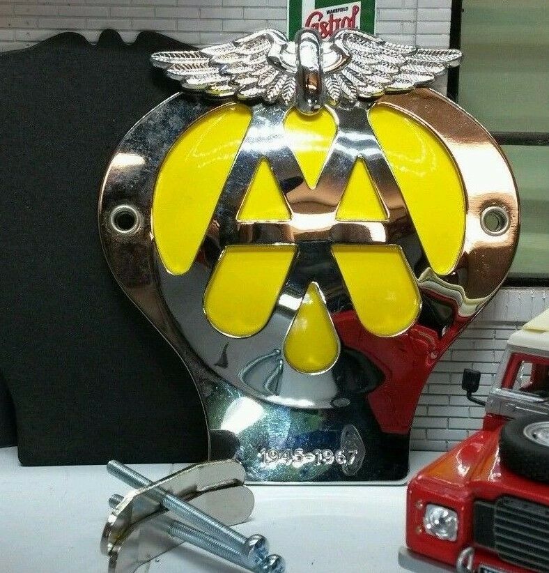 Classic Car Front Panel AA Metal Car Grille Badge & Gasket & Fixings