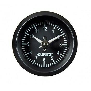 Land Rover Series 1 2 2a 3 Durite Dash Panel 2" Auxiliary Analogue Clock Gauge