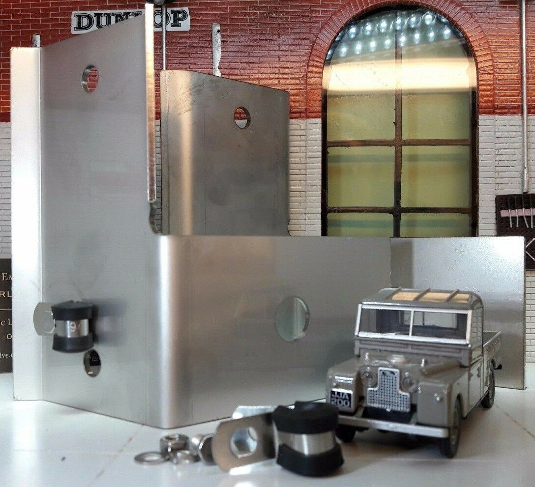 Land Rover Series 1 86 107 Rear Stainless Brake Pipe Mounts 243038/9