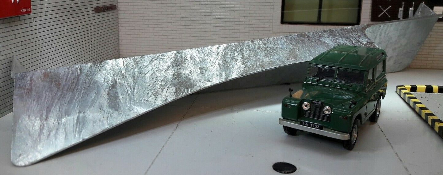 Land Rover Series 2 2a 3 SWB 88 Panneau de remplissage d'aile avant gauche galvanisé 330443