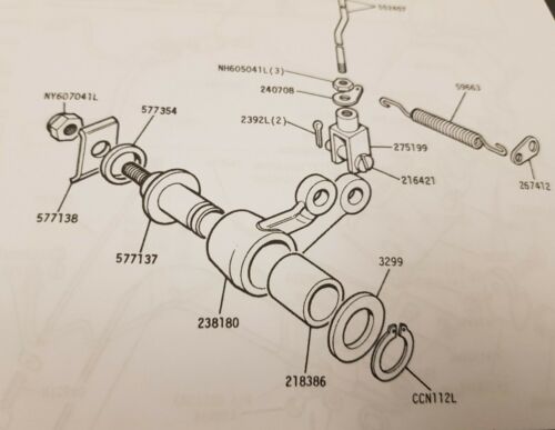 Land Rover Series 1 86 88 107 109 Clutch & Brake Shaft Circlip 1954-58 09203 x2