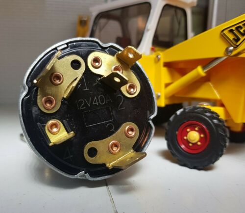 Lucas Type 128sa 33884 Diesel Ignition Switch & Keys JCB