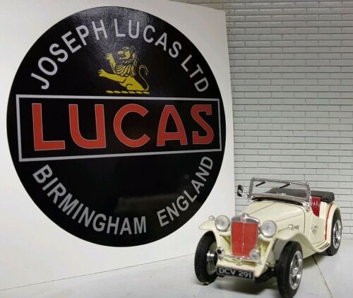 Land Rover Series 1 80 Vintage Classic Car Lucas Lion Period Battery Black Decal