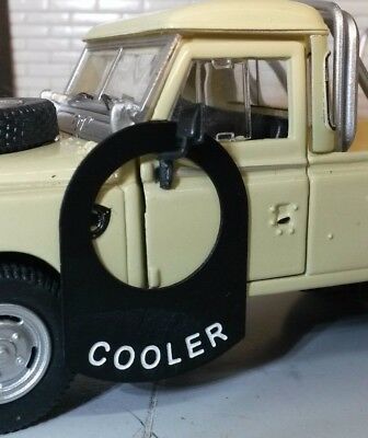 Land Rover Series 1 2 2a 2b 3 Metal Switch Tag "Cooler"