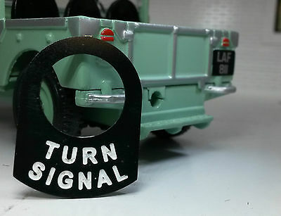 Land Rover Series 1 2 2a 2b 3 Metal Switch Tag "Turn Signal"