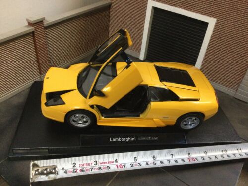 Lamborghini Murcielago 1:18 Scale Model Yellow Die Cast Welly Nex 12517 New