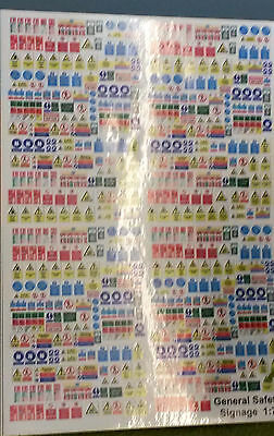 Panneaux de sécurité ferroviaire, modèle HO OO 00, jauge 1:76, bâtiments d'usine, industrie de Garage