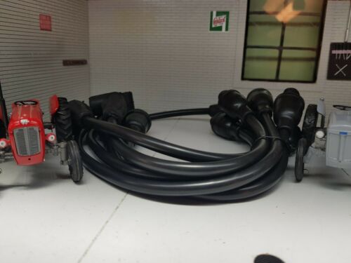 Ferguson Petrol TE20 FE35 Petrol Tractor Acorn Screw Ignition HT Leads Set