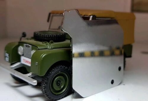 Miniature Half Size RAC Chrome Grille Badge Toylander Model Land Rover Series