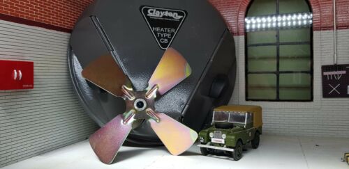 Round Clayton Heater Motor Blower Fan OEM Land Rover Series 1