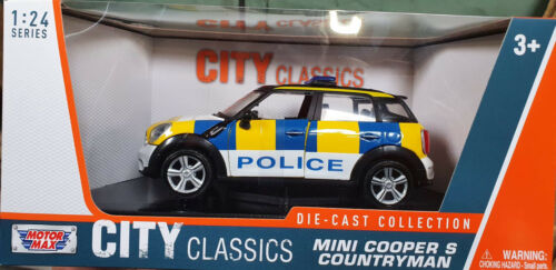 Mini 2010 Police Countryman Cooper All4 1:24 Maisto