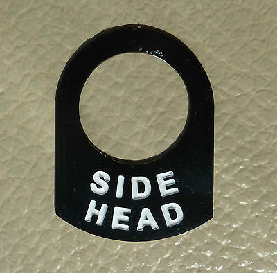Land Rover Series 1 2 2a 2b Metal Switch Tag "Side Head" 560407