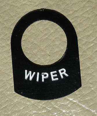 Land Rover Series 1 2 2a 2b Metal Switch Tag "Wiper"