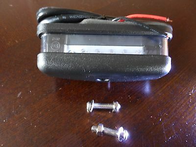 Land Rover Series 3 Defender LED Black Rear Numberplate Plate Light Lamp