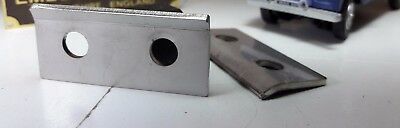 Land Rover Series 1 86 88 107 109 2 2a 3 Stainless Exhaust Rubber Strap Clamp x2