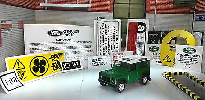 Land Rover 90 110 200TDi Decal Sticker Label Under Bonnet Engine Set
