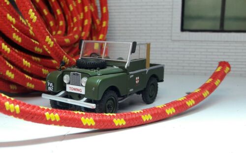 HT Coil Ignition Lead Quality Red Braided Land Rover Series 1 2 80 86 88 107