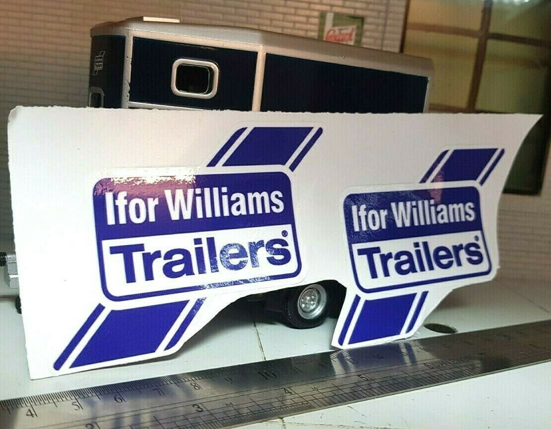 Ifor Williams OEM Livestock Tipping Tiltbed Trailer Mudguard Decals Stickers x2
