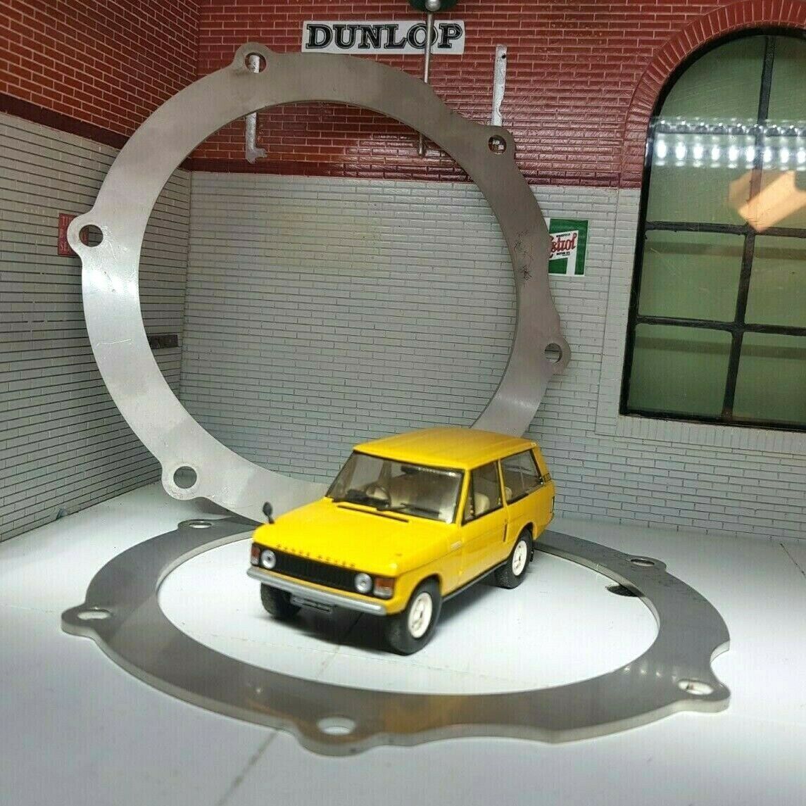 x2 Swivel Oil Seal Retainer Plates 571755 STAINLESS 2.5mm Range Rover Classic