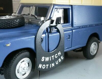 Land Rover Series 1 2 2a 2b 3 101 Metal Tag "Switch Not In Use"