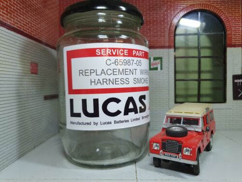 Classic Car Lucas Service Part Loom Smoke Comedy Decal