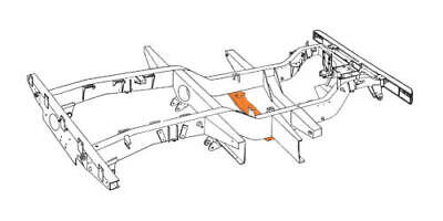 Land Rover Chassis Gearbox Cross Member No4 Repair SWB Series 2 2a 3 88 218453