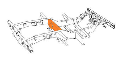 Land Rover Chassis Rear Gearbox Cross Member No5 Repair SWB Series 2 2a 3 88