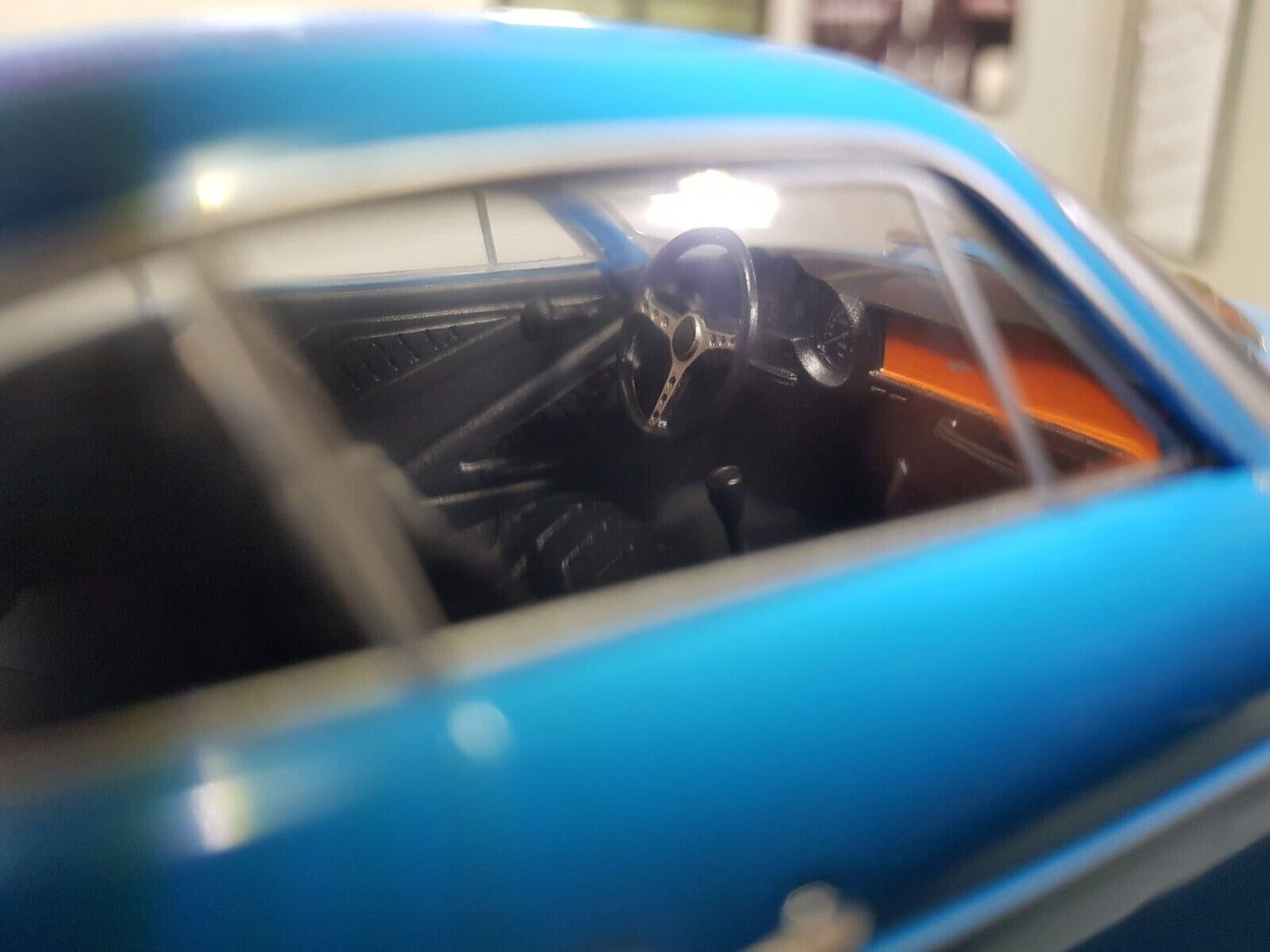 Renault Alpine Dinalpine A110 Berlinette 1972 Bleu moulé sous pression Modèle G Échelle 1:24