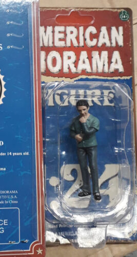 Mechanic With Spanner Wrench Garage Painted Diorama Scale Model 1:24