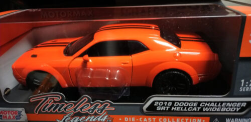 Dodge 2018 Challenger SRT Hellcat widebody 79350 Motormax 1:24