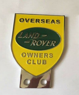 Distintivo Calandra Per Auto Rover 1904-2005 | Badge Griglia Nero E Bianco Con Fissaggi Inclusi
