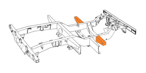 Land Rover Series 2 2a 3 Bulkhead Outrigger