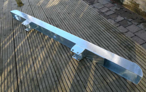 Land Rover Series 2 2a 3 Galvanised Front Bumper.