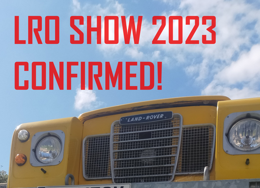 Come and see us at Land Rover Owners Show 2023!