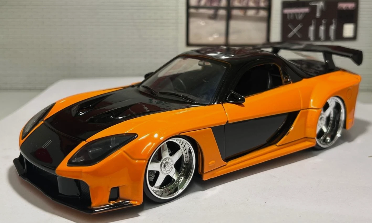 Fast And Furious Tokyo Drift Han & Mazda RX-7 080197 Jada 1:24