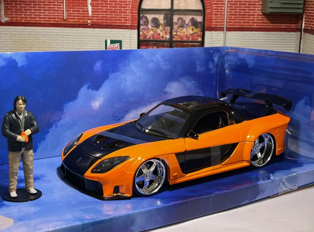 Fast And Furious Tokyo Drift Han & Mazda RX-7 080197 Jada 1:24