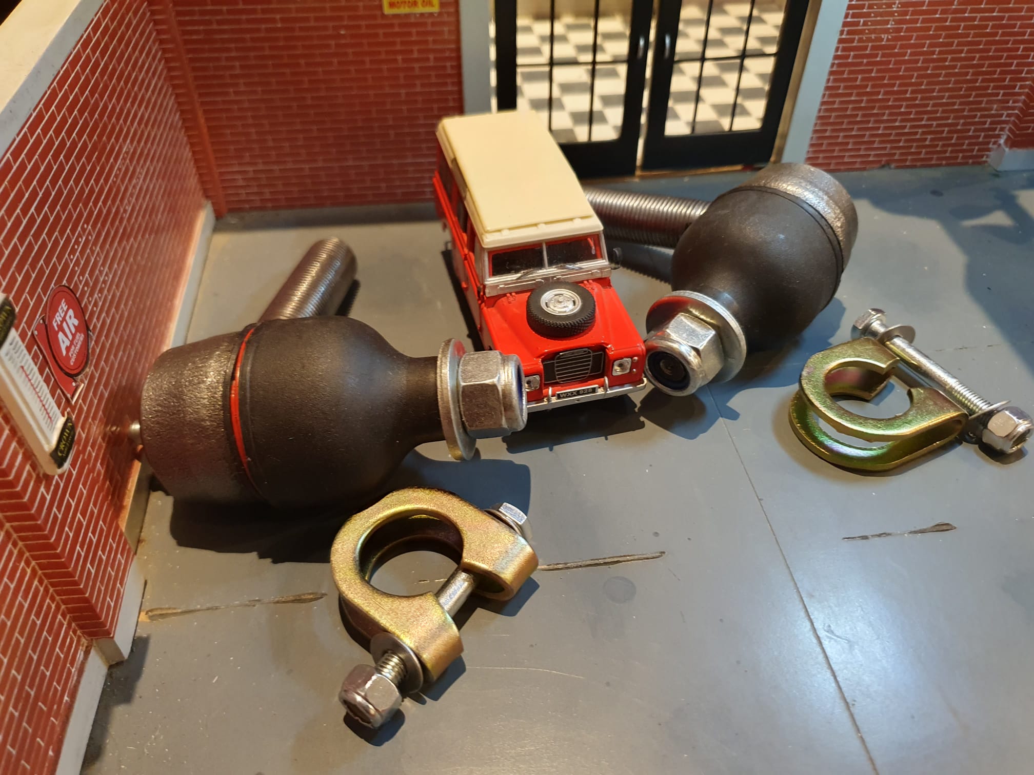 DA1123 Land Rover Series Set Dado E Bullone Albero Prop 1 2 2a 3 - Foto 14